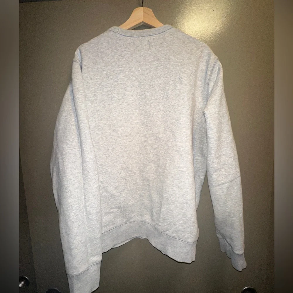Grey sweatshirt sweater